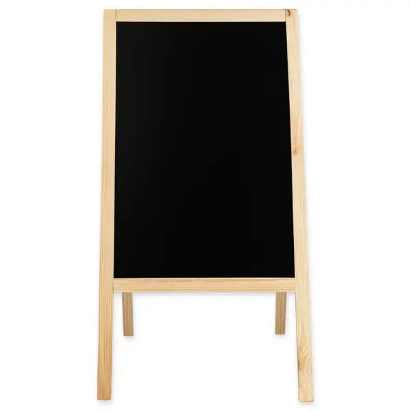 Krijtstoepbord | CLASSIC | Hout | Naturel | 610x450x1140(h)mm