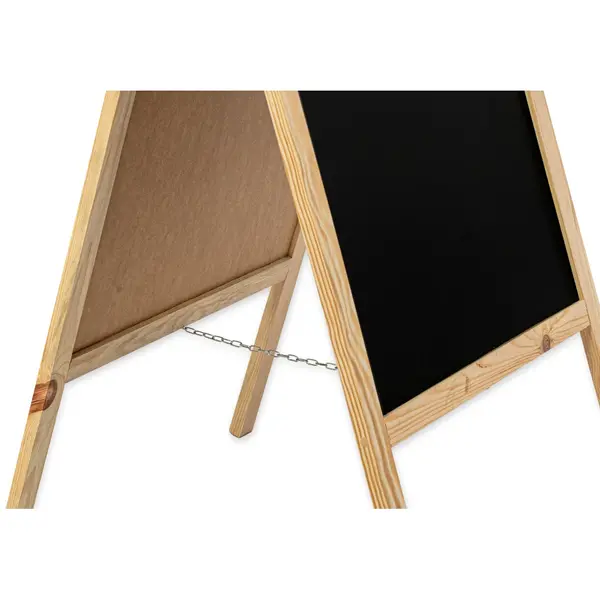 Krijtstoepbord | CLASSIC | Hout | Naturel | 720x450x1560(h)mm