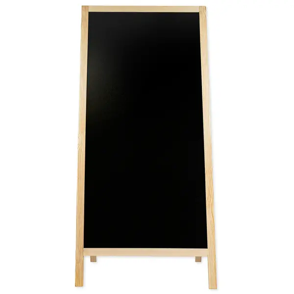 Krijtstoepbord | CLASSIC | Hout | Naturel | 720x450x1560(h)mm