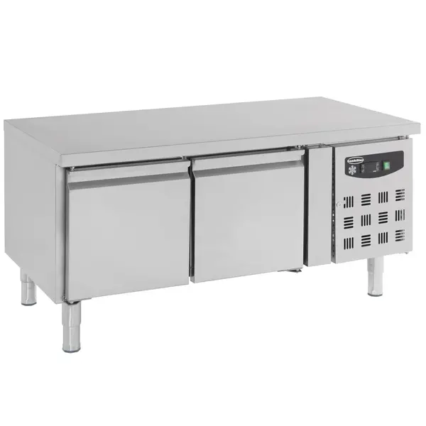 Koelwerkbank | Laag Model | 202L | 2 Deuren (1/1 GN) | +2°C/+8°C | Geforceerd | 1200x700x650(h)mm