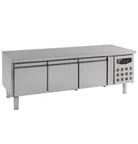 CombiSteel Koelwerkbank | Laag Model | 260L | 3 Deuren (1/1 GN) | +2°C/+8°C | Geforceerd | 1600x700x650(h)mm