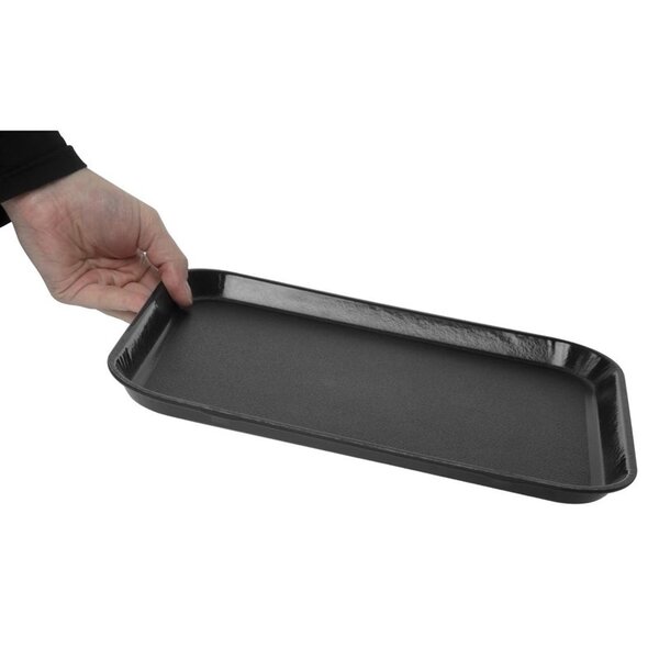Dienblad | EPICTREAD | Glasvezel | Zwart | Antislip | Stapelbaar | 350x270mm