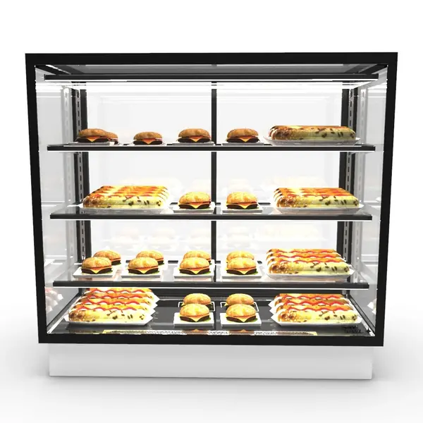 Drop-In Warmhoudvitrine | INTEGRA | Zwart | 60°C/70°C | Geventileerd | 4 Niveaus | 1.05kW (230V) | 1000x600x815/980(h)mm