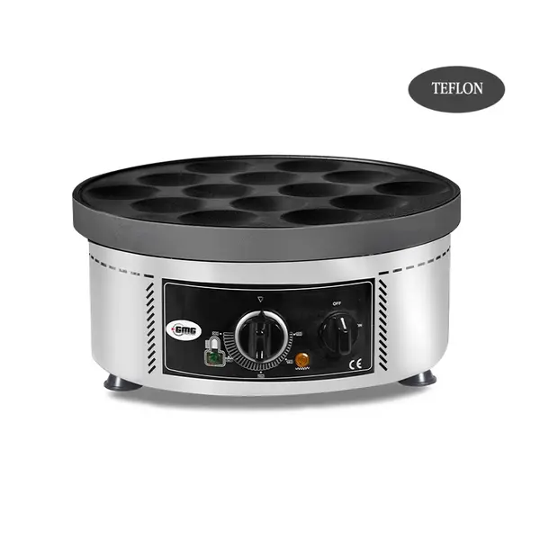 Poffertjes Bakapparaat | 14 x Ø80mm | 3kW |  Ø400x200mm
