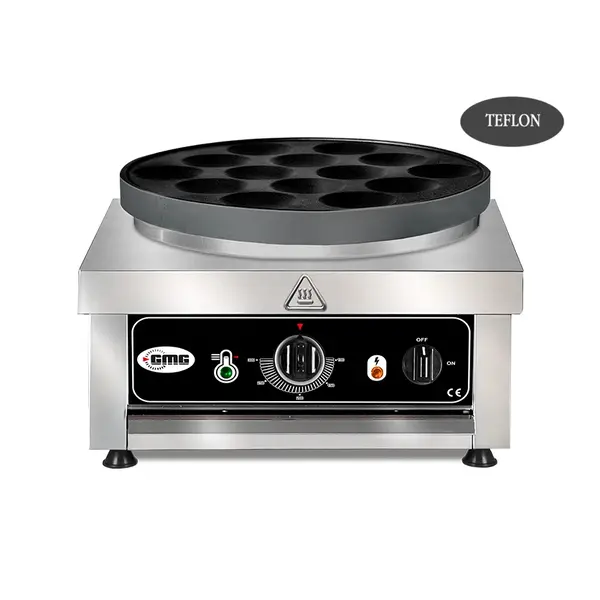 Poffertjes Bakapparaat | 14 x Ø80mm | 3kW | 450x520x240(h)mm