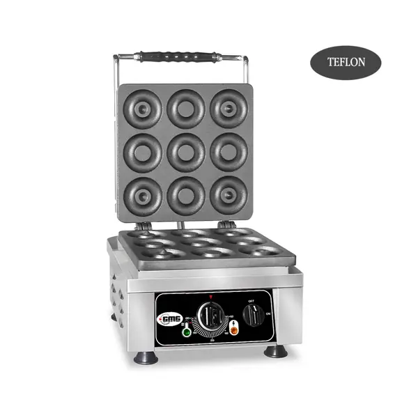 GMG Wafelijzer | Wafel Grootte 1x Ø90x80x28mm | 2.2kW | 300x440x320(h)mm