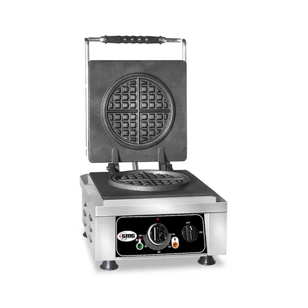 GMG Wafelijzer | Wafel Grootte 1x Ø160x15mm | 2.2kW | 300x440x320(h)mm