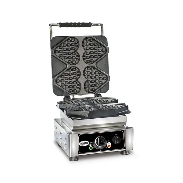 GMG Ti Amo Wafelijzer Verwisselbaar | Wafel Grootte 2x 132x125x28mm | 2.2kW | 300x440x320(h)mm