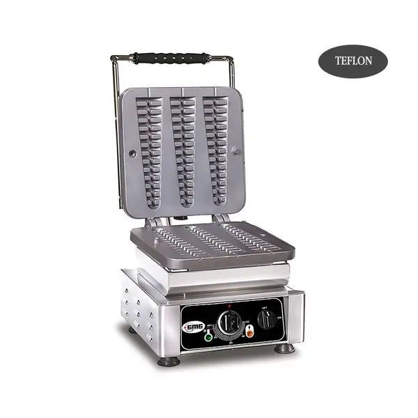 GMG Waffelino Wafelijzer Verwisselbaar | Wafel Grootte 3x 230x30x24mm | 2.2kW | 300x440x320(h)mm
