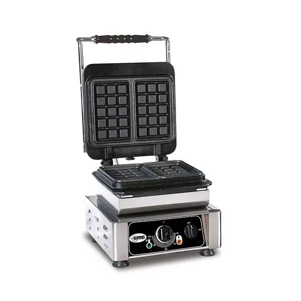 GMG Bruxelles Wafelijzer Verwisselbaar | Wafel Grootte 2x 102x164x26mm | 2.2kW | 300x440x320(h)mm