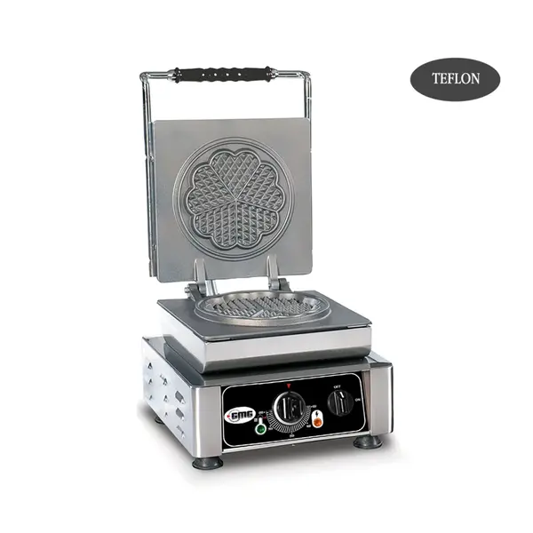 GMG Amore Wafelijzer Verwisselbaar | Wafel Grootte 1x Ø160mm | 2.2kW | 300x440x320(h)mm