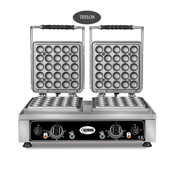 GMG Wafelijzer | Wafel Grootte 2x Ø250x42x24mm | 2.2kW | 600x440x320(h)mm