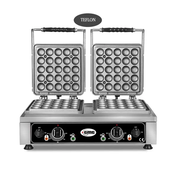GMG Wafelijzer | Wafel Grootte 2x Ø250x35x34mm | 2.2kW | 600x440x320(h)mm