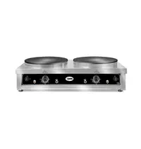 GMG GMG Crepes Bakplaat | 2 platen 2x Ø40cm | 2kW | 900x520x240(h)mm