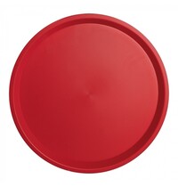 CaterChef Dienblad | Polypropyleen | Rood | Antislip | Ø365x23(h)mm