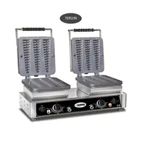 GMG GMG Waffelino Wafelijzer Verwisselbaar | Wafel Grootte 6x 230x30x24mm | 2.2kW | 600x440x320(h)mm