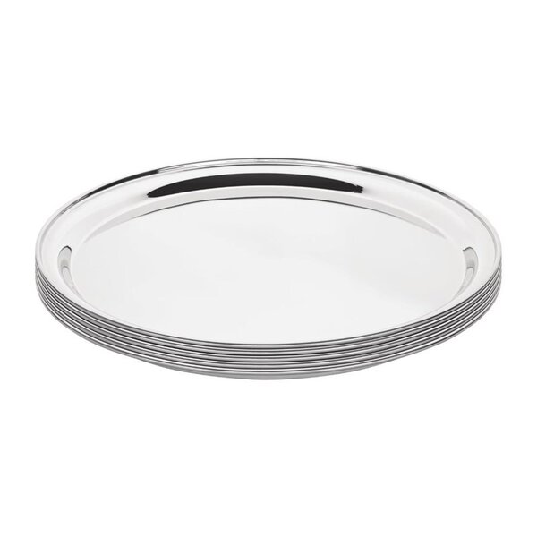 Dienblad | RVS | Glanzend | Stapelbaar | Ø300mm