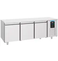 CombiSteel Bakkerij Koelwerkbank | PRO LINE | 615L | 3 Deuren (EN600x400) | -2°C/+8°C | Geforceerd | 2100x800x850(h)mm