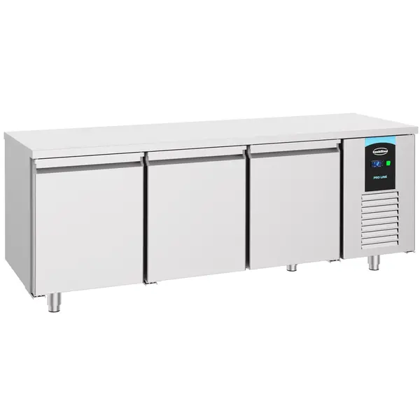 Bakkerij Koelwerkbank | PRO LINE | 615L | 3 Deuren (EN600x400) | -2°C/+8°C | Geforceerd | 2100x800x850(h)mm