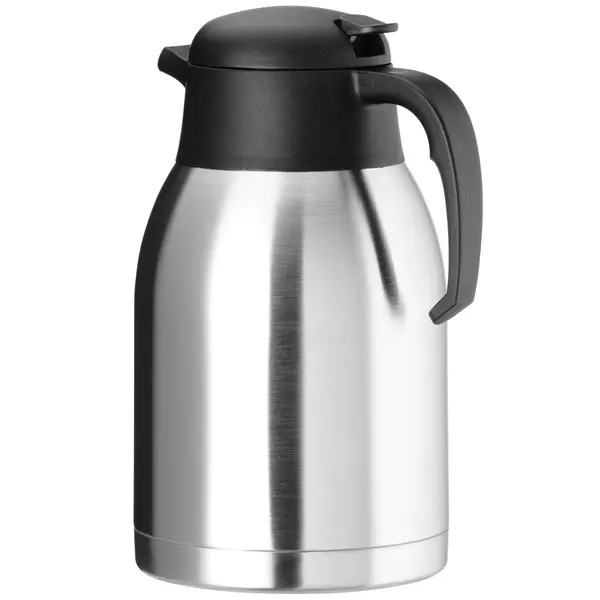 Thermoskan | DRIP | RVS/Kunststof | 2L | Schroefdeksel (Rubber Afdichting) + Drukknop | Ø140x265(h)mm