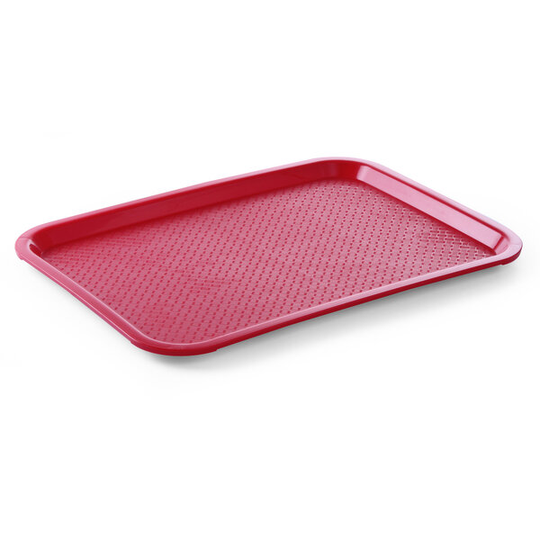 Dienblad | Polypropyleen | Rood | Stapelbaar | 415x305x20(h)mm