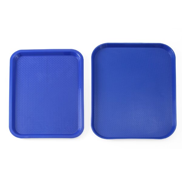 Dienblad | Polypropyleen | Blauw | Stapelbaar | 450x350x20(h)mm