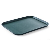 HENDI Dienblad | Polypropyleen | Groen | Stapelbaar | 450x350x20(h)mm