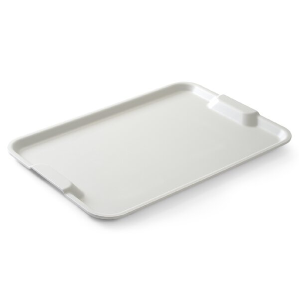 Dienblad | Polypropyleen | Lichtgrijs | Antislip | Stapelbaar | 530x370x28(h)mm