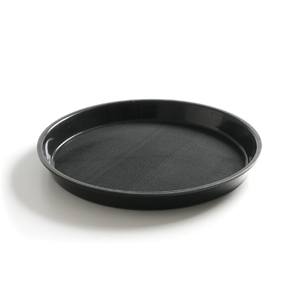 Dienblad | Polypropyleen | Zwart | Antislip | Stapelbaar | Ø360x39(h)mm