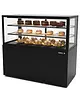 SAYL Koelvitrine | INTEGRA | Zwart | +2°C/+6°C | Geforceerd | 3 Niveaus | Touchscreen | Wielen (Geremd) | 1200x600x1100(h)mm 