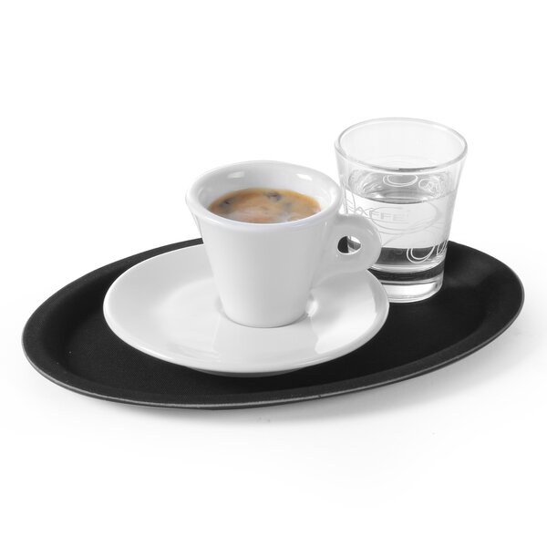 Dienblad | Glasvezel | Zwart | Antislip | Stapelbaar | 230x160mm