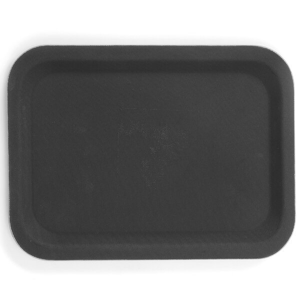 Dienblad | Glasvezel | Zwart | Antislip | Stapelbaar | 280x200x18(h)mm