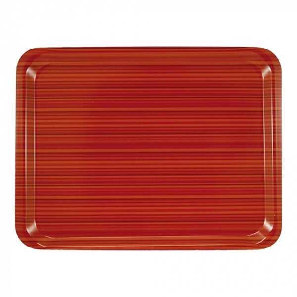Dienblad | Melamine | Rood | Stapelbaar | 430x330mm