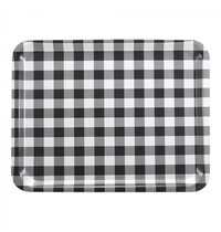 ROLTEX Dienblad | Melamine | Zwart/Wit | Stapelbaar | 460x360mm