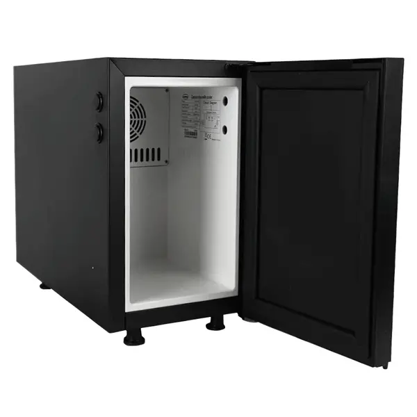 Melkkoeler | Energiezuinig | 9L | RVS/Zwart | 0°C/+4°C | Geforceerd | Incl. Melkcontainer (4.5L) | 220x450x376(h)mm