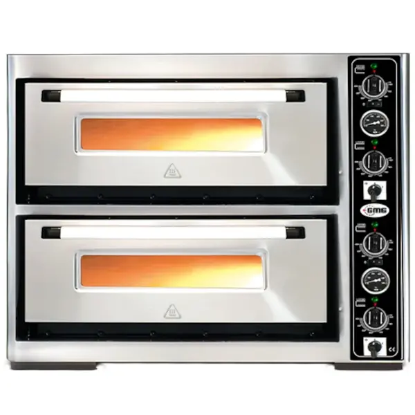 Pizzaoven | CLASSIC | Elektrisch | 4+4x Ø34cm | 85°C/455°C | 10kW (400V) | 970x890x760(h)mm