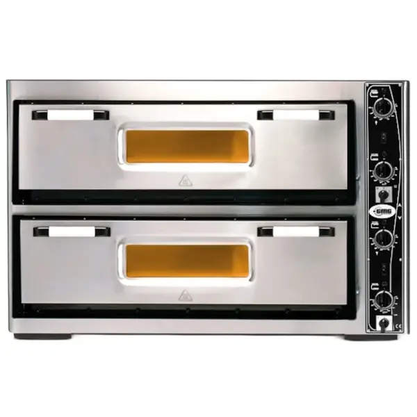Pizzaoven | CLASSIC | Elektrisch | 6+6x Ø30cm | 85°C/455°C | 12kW (400V) | 1190x800x760(h)mm