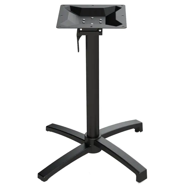 Tafelonderstel | Aluminium | Zwart | Kantelbaar | In-/Outdoor | 725(h)mm