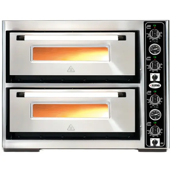 Pizzaoven | CLASSIC | Elektrisch | 6+6x Ø30cm | 85°C/455°C | 12kW (400V) | 890x1100x760(h)mm