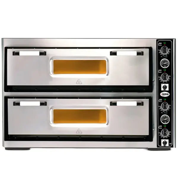 Pizzaoven | CLASSIC | Elektrisch | 6+6x Ø30cm | 85°C/455°C | 12kW (400V) | 1190x800x760(h)mm