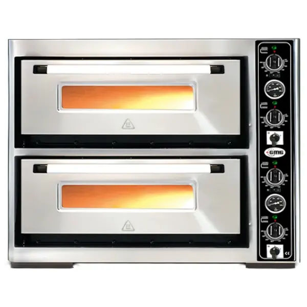 Pizzaoven | CLASSIC | Elektrisch | 6+6x Ø34cm | 85°C/455°C | 15kW (400V) | 970x1240x760(h)mm