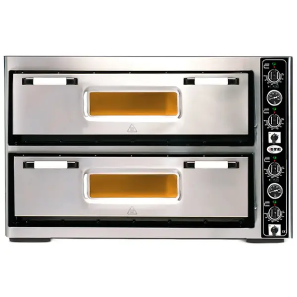 Pizzaoven | CLASSIC | Elektrisch | 9+9x Ø30cm | 85°C/455°C | 16kW (400V) | 1190x1160x760(h)mm