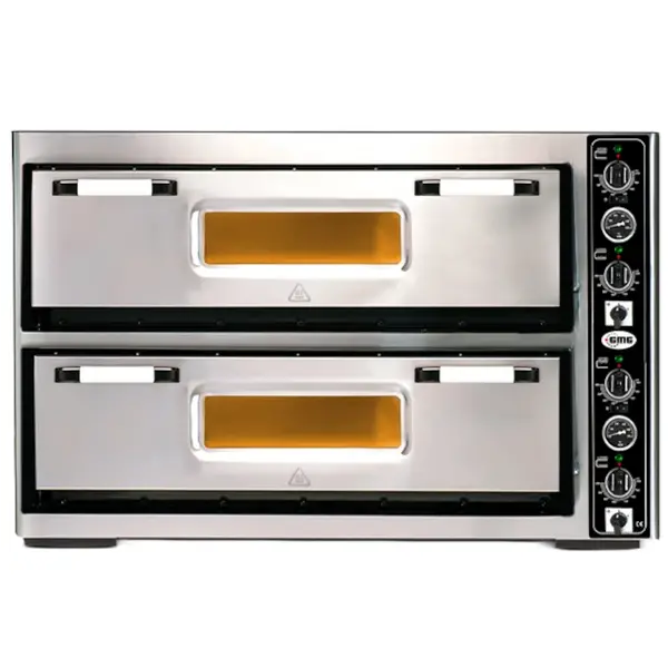 Pizzaoven | CLASSIC | Elektrisch | 9+9x Ø30cm | 85°C/455°C | 16kW (400V) | 1190x1160x760(h)mm