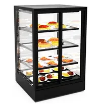 SAYL Koelvitrine | INTEGRA | Zwart | +2°C/+6°C | Geforceerd | 4 Niveaus | Zelfbediening | Touchscreen | Losse Koelunit (Inbouw) | 600x600x950(h)mm