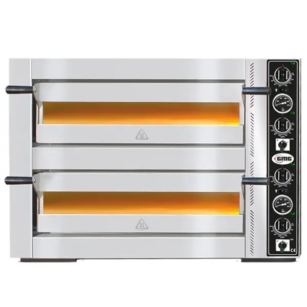 Pizzaoven | BELLO | Elektrisch | 4+4x Ø30cm | 85°C/455°C | 10kW (400V) | 950x850x720(h)mm