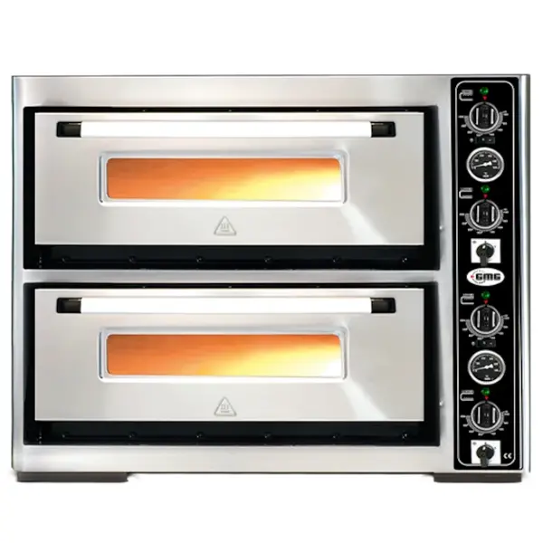 Pizzaoven | CLASSIC LUX | Elektrisch | 6+6x Ø33cm | 85°C/455°C | 15kW (400V) | 970x1240x760(h)mm