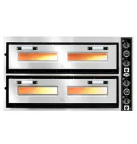 GMG Pizzaoven | CLASSIC LUX | Elektrisch | 6+6x Ø33cm | 85°C/455°C | 16kW (400V) | 1320x890x760(h)mm