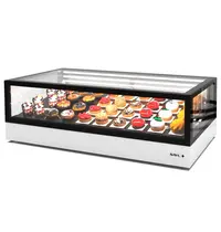 SAYL Koelvitrine | INTEGRA | Zwart/Wit | +2°C/+6°C | Geforceerd | 1 Niveau | Touchscreen | Losse Koelunit (Inbouw) | 1200x600x400(h)mm