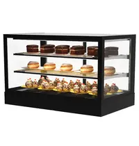 SAYL Koelvitrine | INTEGRA | Zwart | +2°C/+6°C | Geforceerd | 3 Niveaus | Touchscreen | Losse Koelunit (Inbouw) | 1000x600x650(h)mm