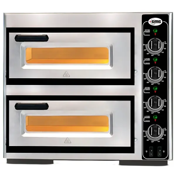 Pizzaoven | CLASSIC | Elektrisch | 1+1x Ø32cm | 85°C/455°C | 5kW (400V) | 530x500x530(h)mm